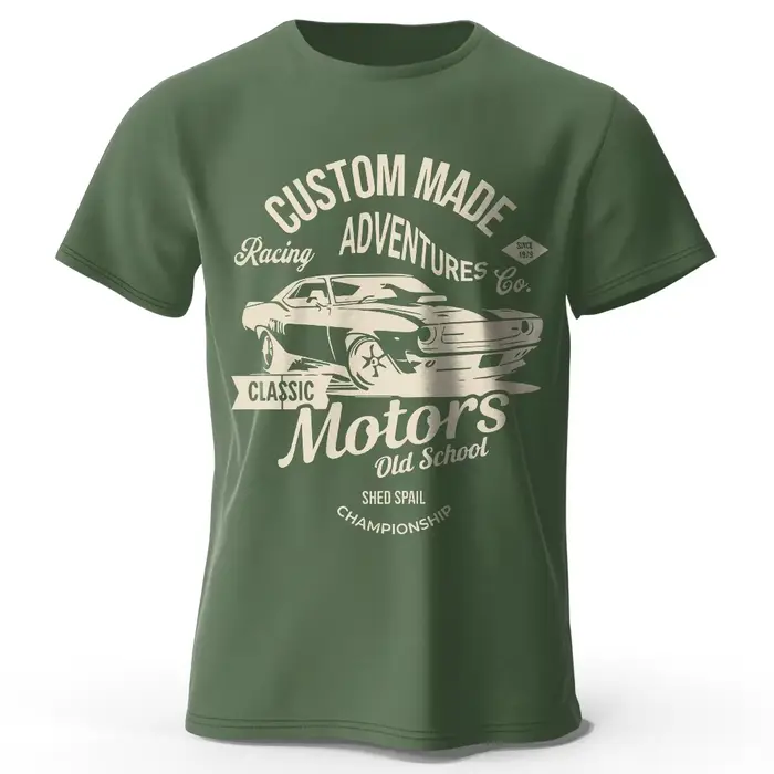 T-Shirt imprimé Motors pour hommes et femmes