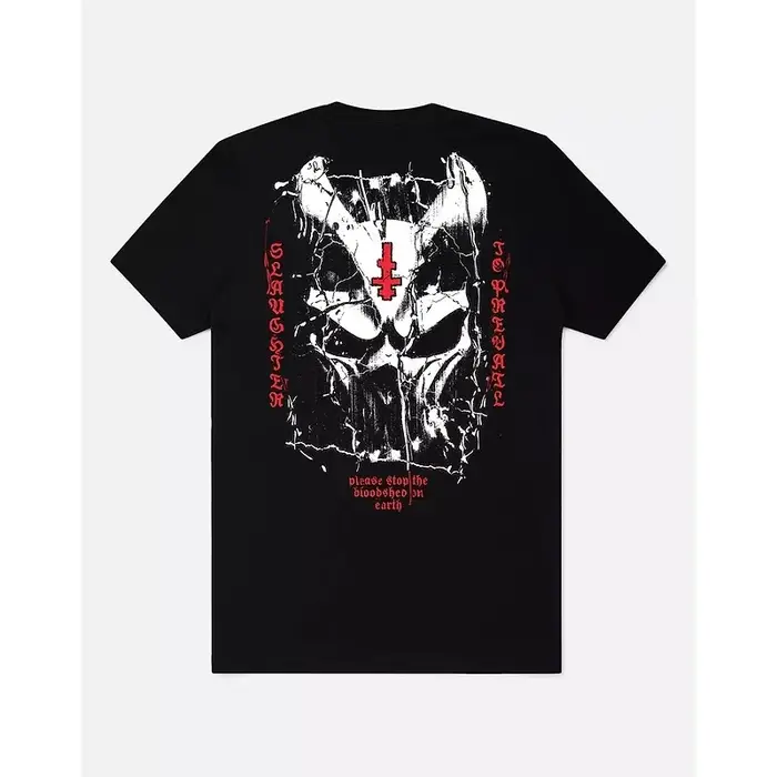 T-shirt surdimensionné Spencer's Slaughter To Prevail Devil Bloodshed pour femmes et hommes