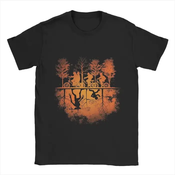 T-shirt décontracté à manches courtes pour homme Stranger Hawkins Party Tour – Style urbain estival 