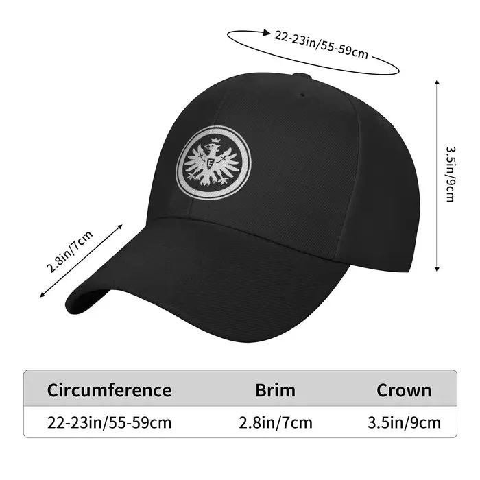 Eintracht Frankfurts Logo casquette mode camionneur chapeau pour hommes femmes réglable chapeaux décontractés
