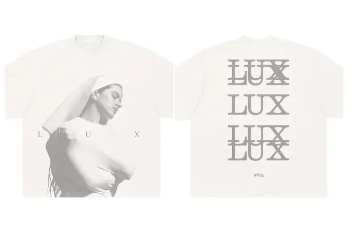 Chanteur Lux Rosalia T-shirt imprimé manches courtes mode haut rétro tendance sport Streetwear décon
