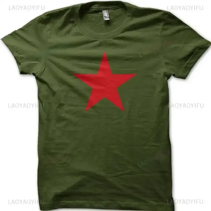 Étoile rouge soviétique Che Guevara révolution CCCP urss rétro graphique t-shirts femme homme Style 