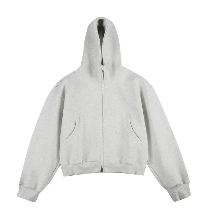 Sweat à capuche court américain ultra-lourd 500Gsm