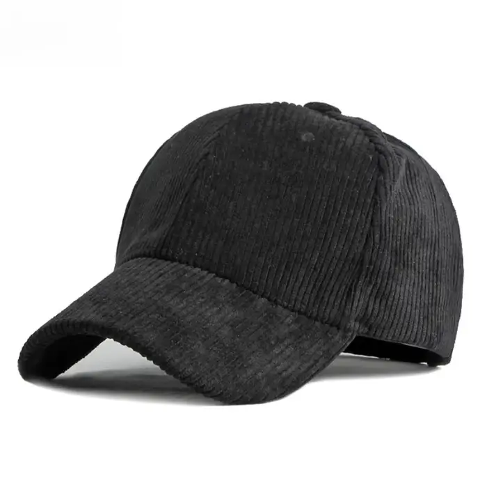 Casquette de Baseball en Velours Côtelé pour Homme