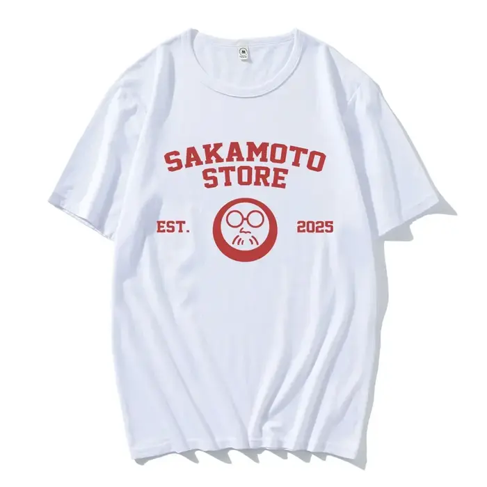 Sakamoto Store EST 2025 t-shirts dessin animé Manga Sakamoto jours impression T-shirt à manches cour
