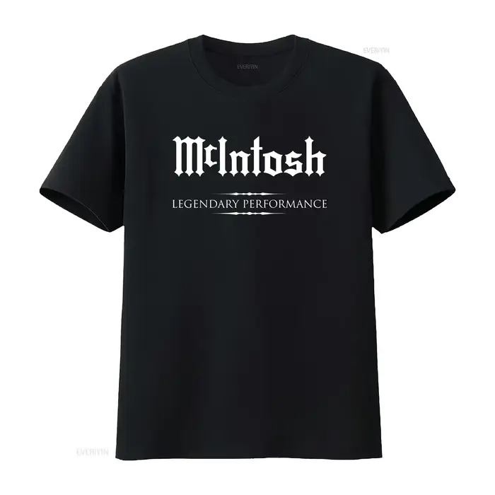 McIntosh Amplifiers T-shirt pour homme, style américain vintage, délavé, polyvalent, pour un usage q