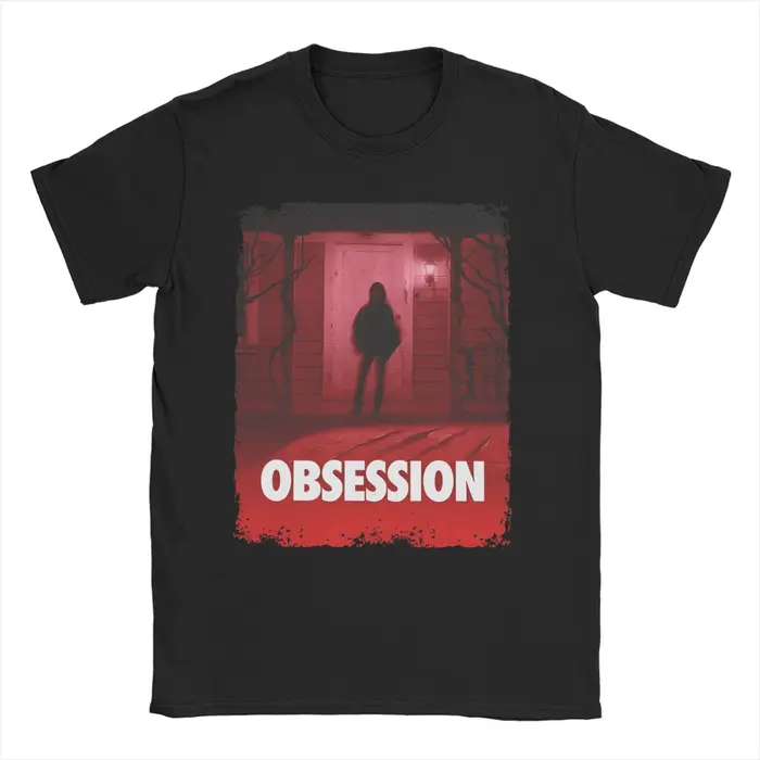 T-shirt Obsession Movie pour hommes et femmes, t-shirt drôle à manches courtes et col rond, vêtement
