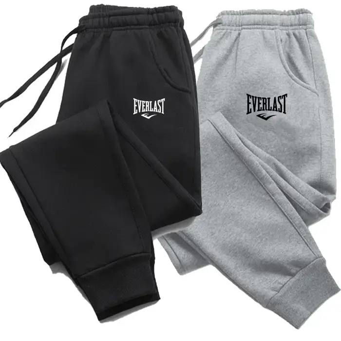 Nouveau pantalon imprimé EVERLAST hommes femmes pantalons de course Joggers pantalon de survêtement 