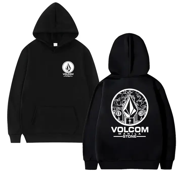 Volcom sweat à capuche pour hommes sweat-shirt à manches longues Hip-hop mode décontracté rue en plein air automne et hiver vêtements de sport