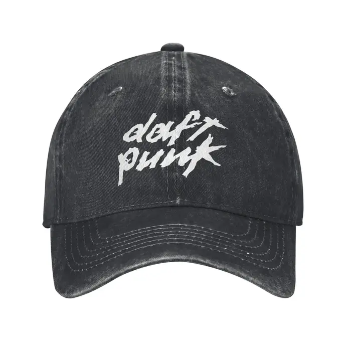 Daft Punk blanc Script casquette de Baseball décontractée Sport de plein air camionneur chapeau été 