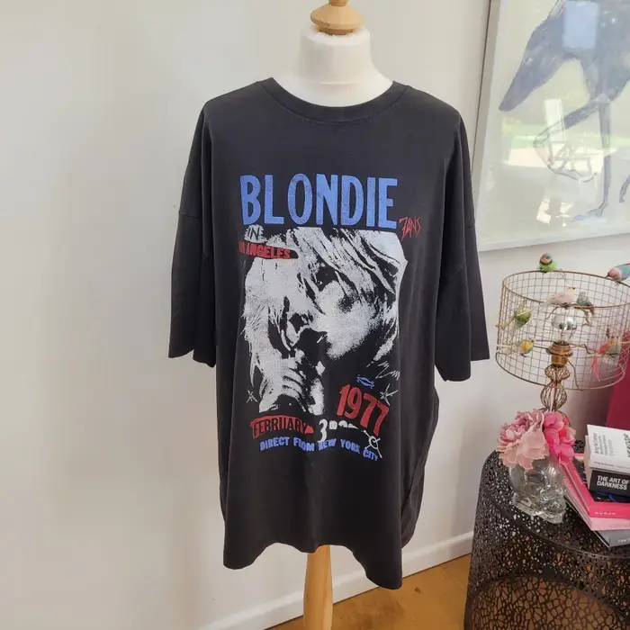 Punk Rock t-shirts Vintage imprimé blond à manches courtes coton T-shirt rétro décontracté hauts amples mode Streetwear unisexe