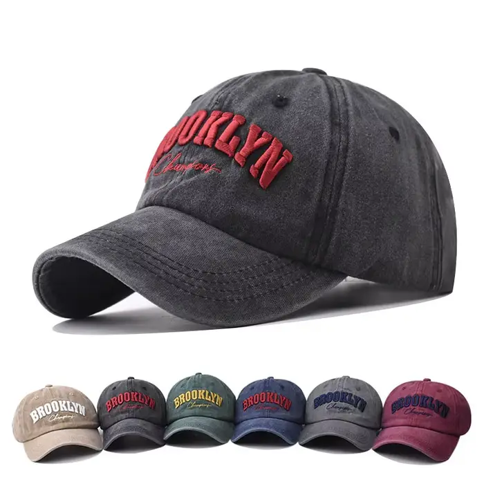 BROOKLYN Alphabet casquettes de Baseball 3D lettre broderie Hip-Hop Snapback chapeaux hommes femmes Sports de plein air