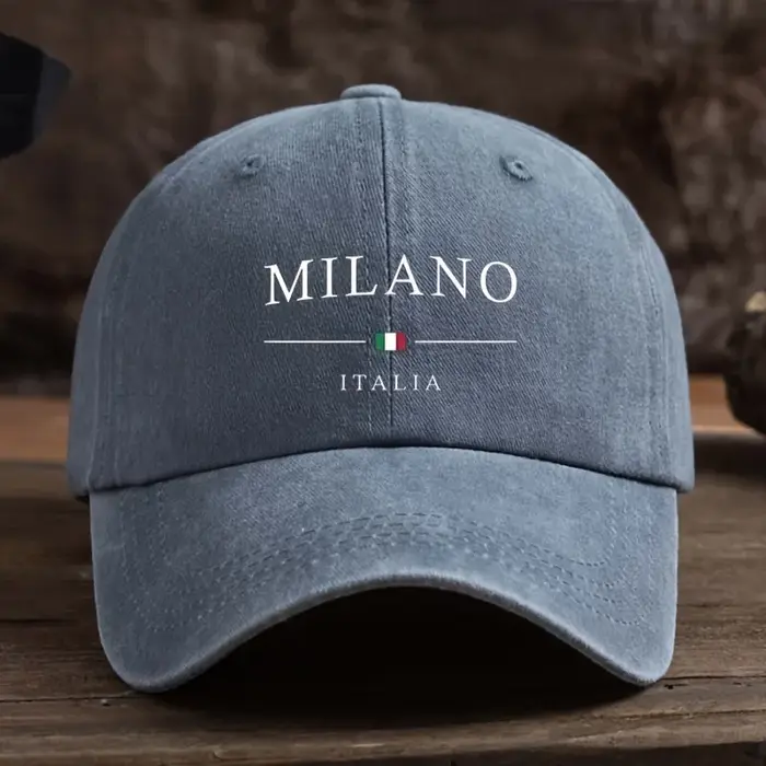 Casquette de baseball imprimée drapeau italien