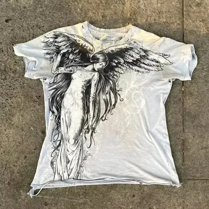 South Pole American High Street couleur orange T-Shirt hommes surdimensionné Art impression classiqu
