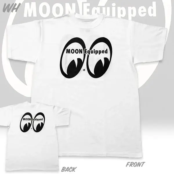 T-shirt en coton avec logo Moon Modified Car Motorcycle Brands, t-shirt graphique pour hommes et fem