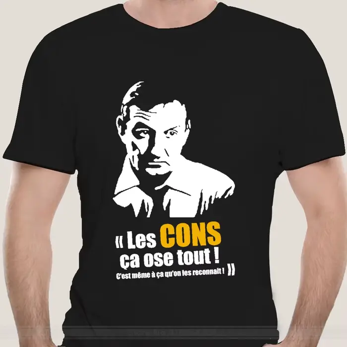 T-Shirt en coton pour homme, haut à la mode, de marque, Les Cons, Tout Les tons