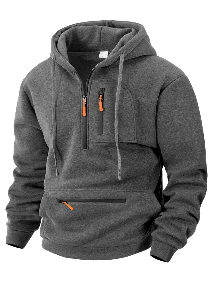 Sweat-shirt de sport décontracté à capuche pour hommes