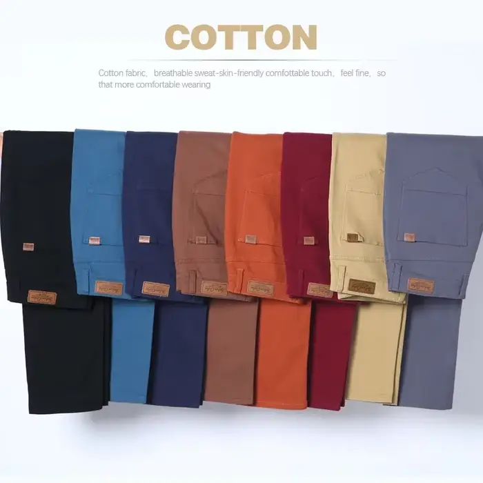 Viser classiques en coton pour hommes