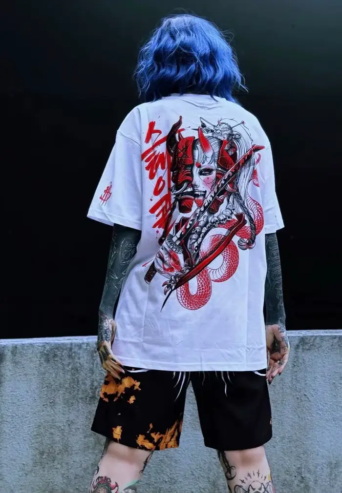 Stay Cold Apparel - Fashion Kill Blanc/Rouge - T-Shirt
