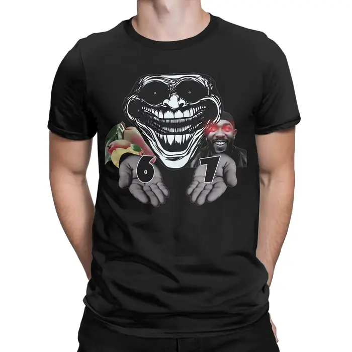 T-shirt graphique Trollface Meme pour hommes