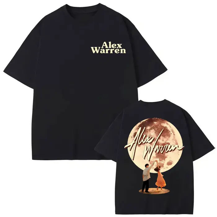 Chanteur Alex Warren Album affiche graphique T-shirts mode Y2k à manches courtes T-shirt hommes femm