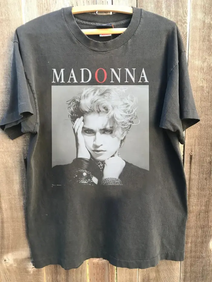 Madonna T-Shirt Vintage je suis Madonna célébration chemise T-Shirt été nouveau hommes femmes haut à