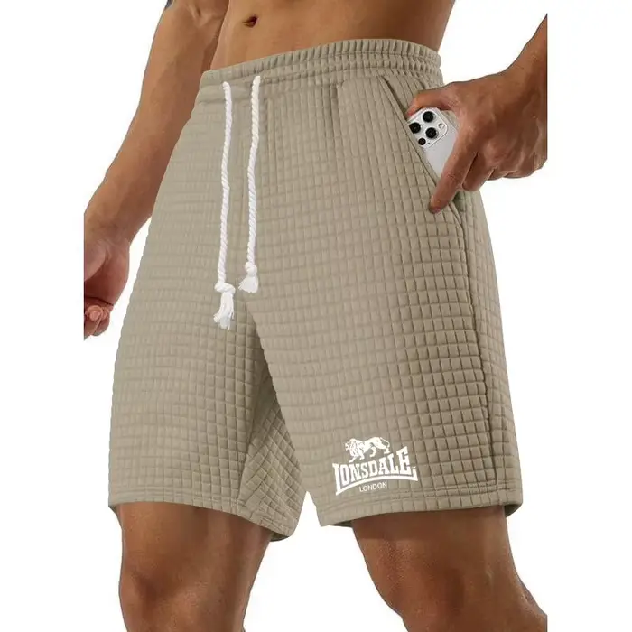 LONSDALE Short de basket-ball imprimé pour hommes, décontracté, frais et respirant, pour les sports 