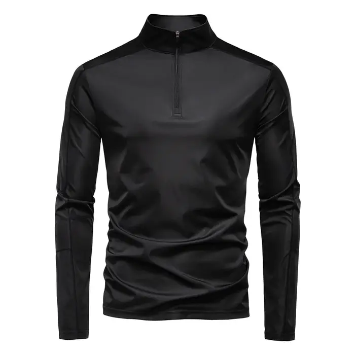 Nouvelle Collection Printemps-Été 2026 – T-shirt Anti-UV UPF100+ à Manches Longues et Demi-Zip pour 