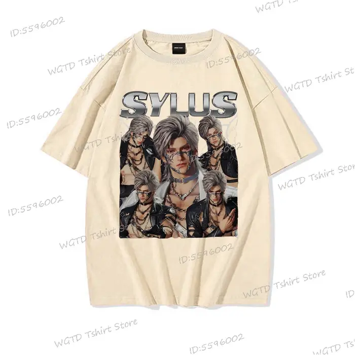 Sylus Love and Deepspace T-Shirt en coton Vintage Streetwear femmes hommes vêtements Harajuku Y2k T-