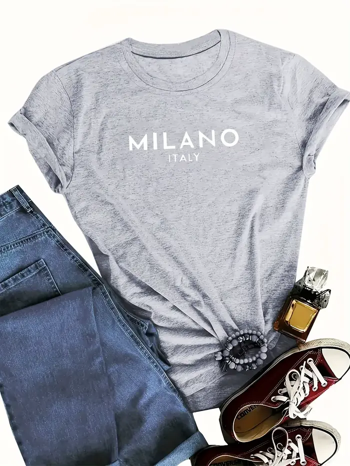 T-shirt imprimé MILANO grande taille