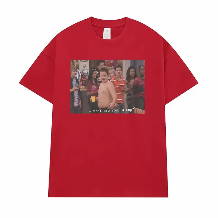 Gibby, qu'est-ce que tu es ? Un flic ? T-shirt imprimé avec des mèmes amusants de la série télévisée