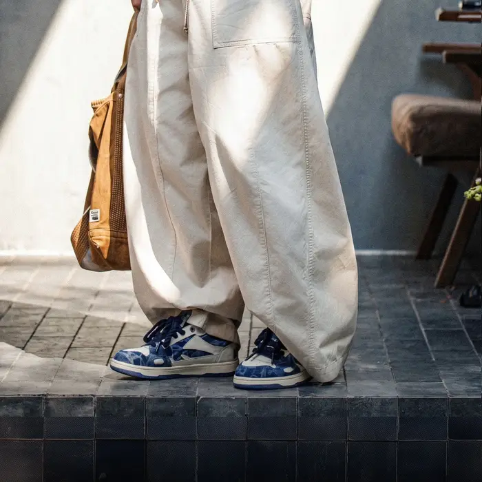 Baskets basses en toile denim Maden pour homme