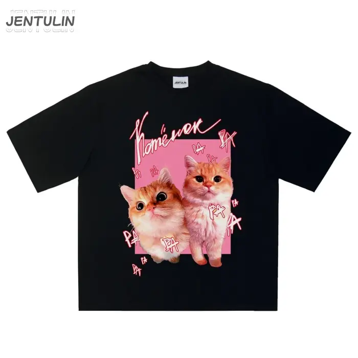 T-shirt à Manches Courtes en Coton pour Homme