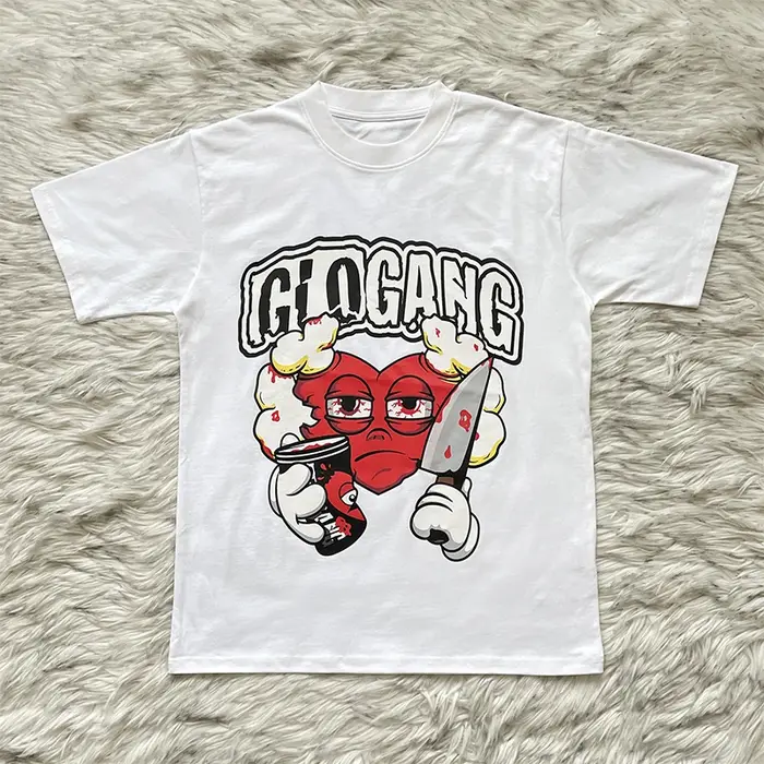 Glo Gang Boyz Worldwide T-shirt à manches courtes imprimé dessin animé