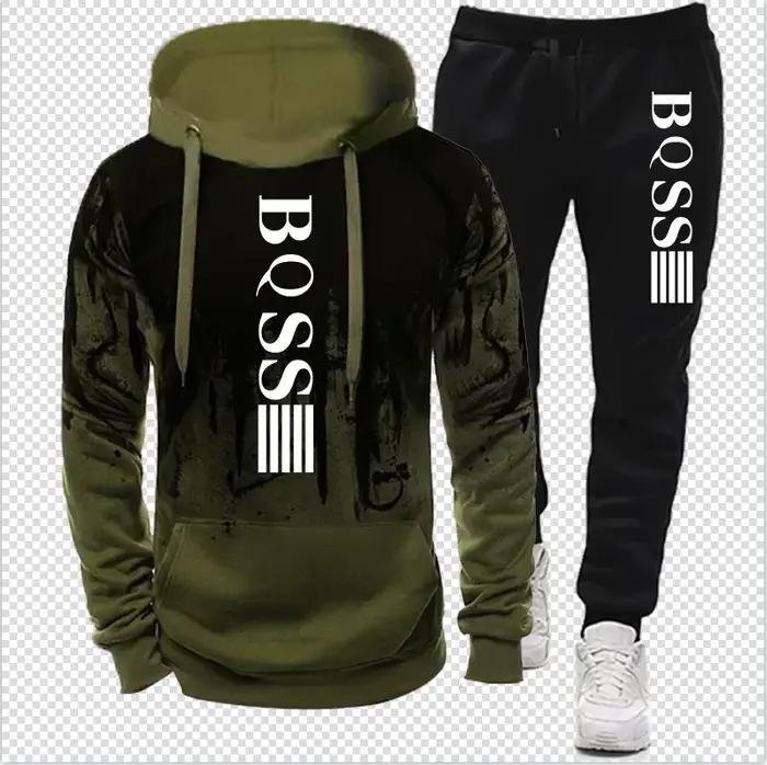 Ensemble de sweat-shirt d'hiver, pantalon, vêtements de jogging décontractés, vêtements de sport