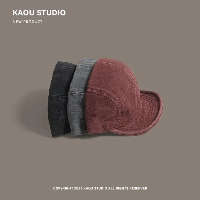 Casquette à bord souple rétro pour hommes