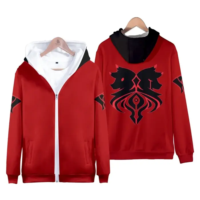 Aphmau sweat à capuche Aaron fermeture éclair veste adolescente Merch dessin animé Cosplay sweats à 