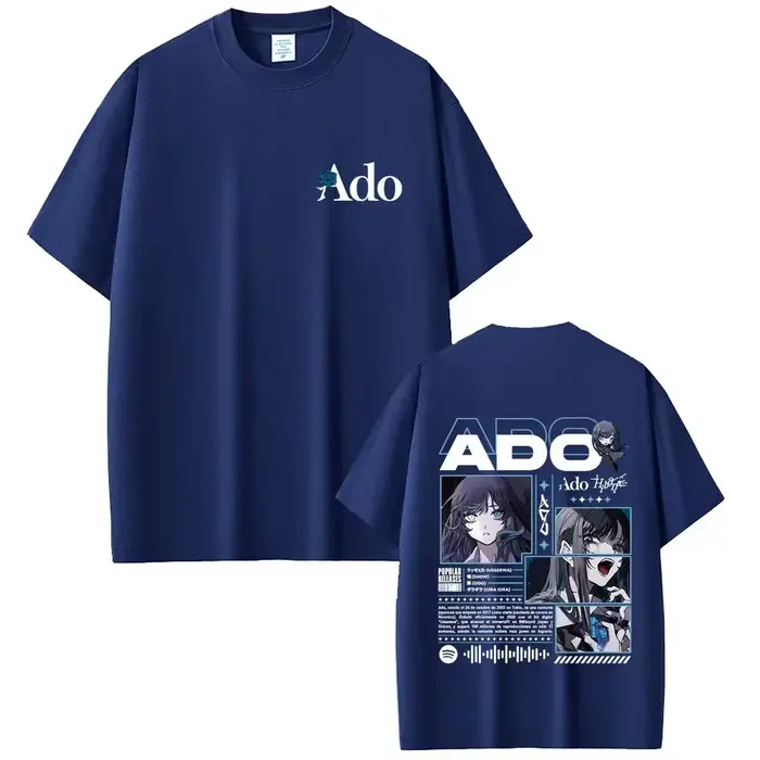 Ado World Tour Hibana T-shirt pour homme, mode décontractée, en coton doux, pour hommes et femmes, s