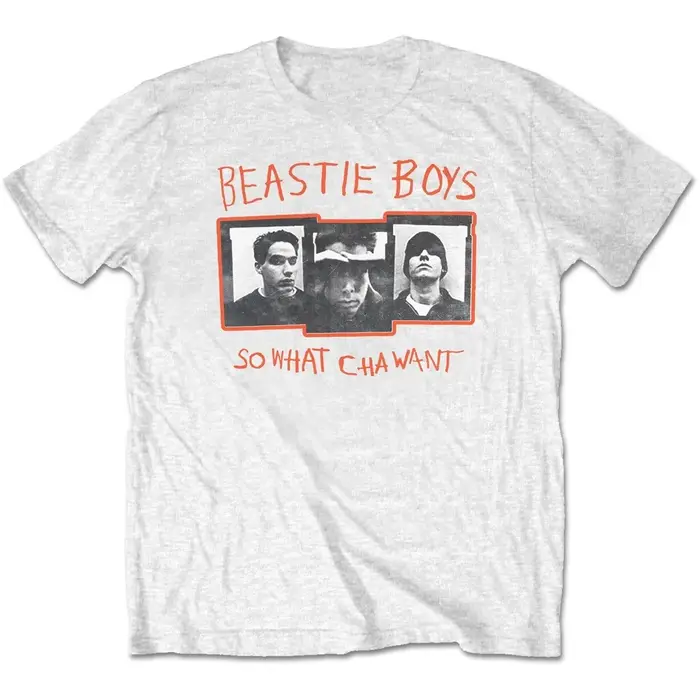 T-shirt classique de la groupe Beastie Boys, t-shirt unisexe doux et respirant 100% coton, imprimé v