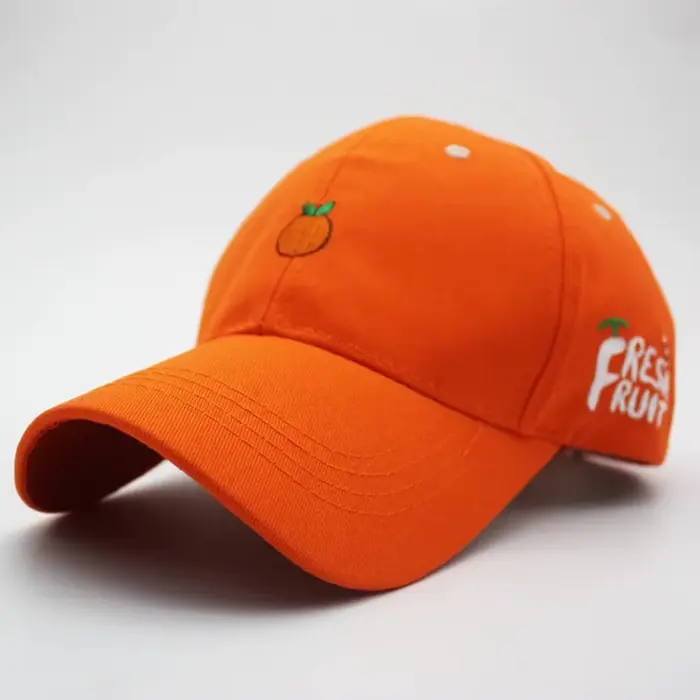 Casquettes de baseball brodées de fruits pour femmes