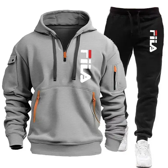 Ensemble de sweat-shirts pour hommes, un ensemble deux pièces comprenant un haut confortable et tend