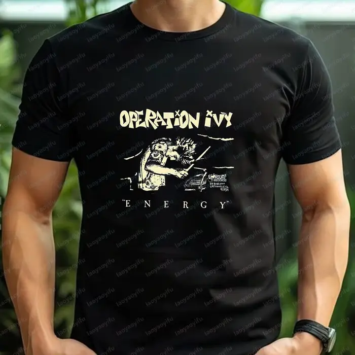 Operation Ivy - T-shirt à manches courtes et col rond pour hommes et femmes