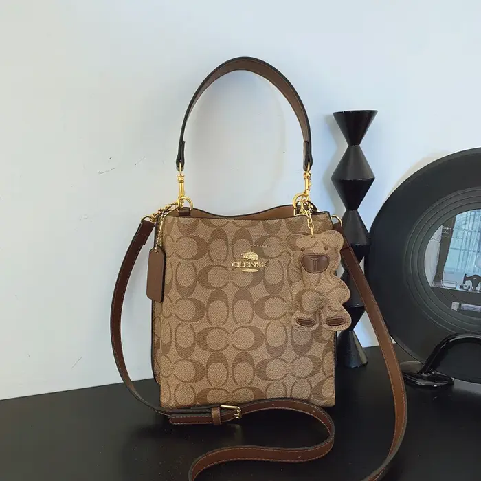 Style à la mode, sac à main élégant et luxueux en forme de seau