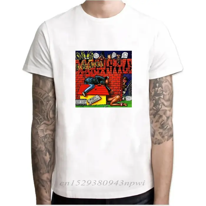 Snoop Dogg-T-shirt à manches courtes en coton pour homme