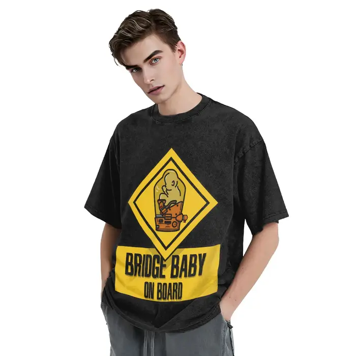 Harajuku Death Stranding graphique t-shirts à la mode lavé coton T-Shirt pour hommes femmes vêtements été à manches