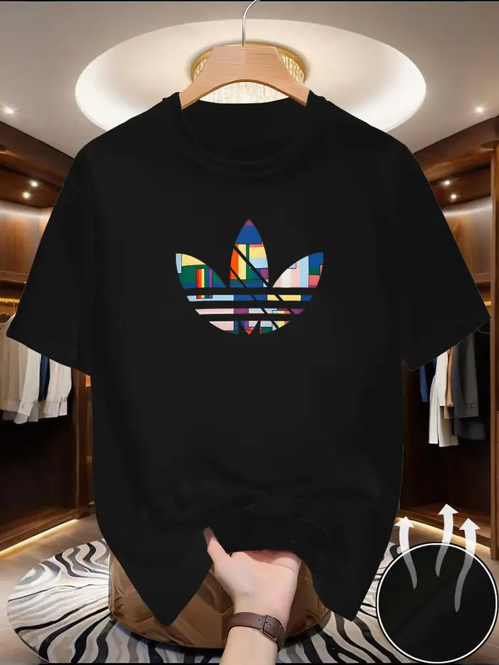 T-shirt Homme Été 2026 – Nouvelle Collection Coton Pur Coupe Slim Respirant Col Rond Manches Courtes