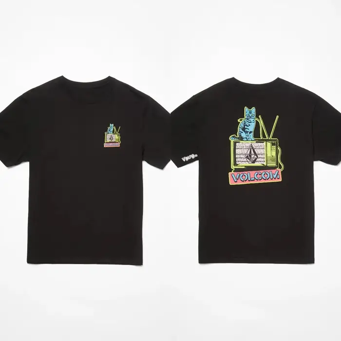 T-Shirt de marque Diamond Volcom pour hommes et femmes, en coton, avec image graphique, pour Skatebo