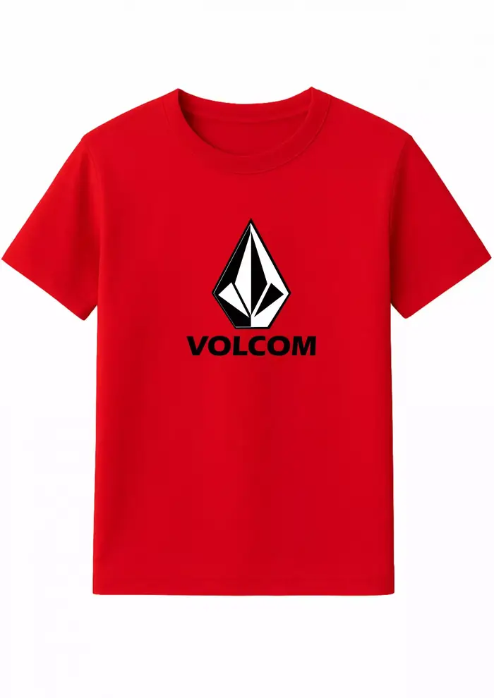 Volcom graphique coton T-shirt été à manches courtes unisexe T-shirt pour hommes et femmes de luxe d