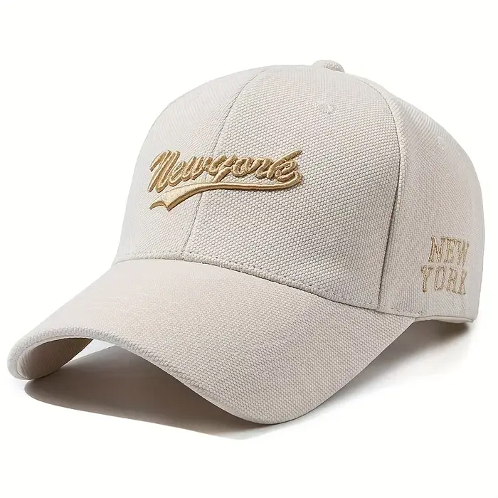 Casquette Snapback Classique Brodé New York pour Hommes et Femmes, Casquette de Baseball pour Sports