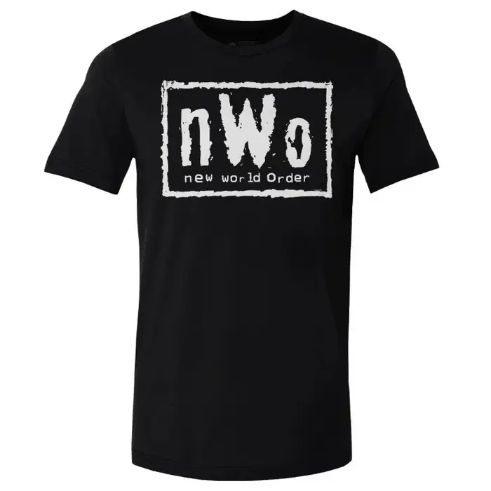 T-shirt graphique rétro NWo noir pour hommes et femmes, t-shirt surdimensionné pour hommes, t-shirt 